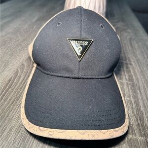 Guess Black and Tan Logo Cap